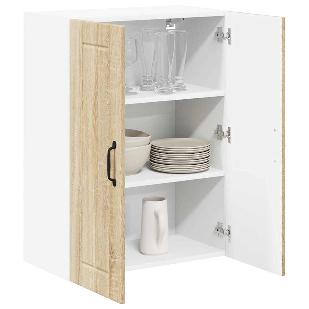 Keukenkast aan de muur met plank Sonoma Eiken 60 x 31 x 80 cm