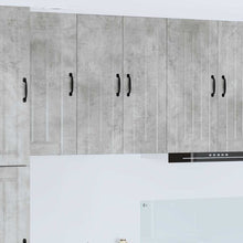 Keukenkast aan de muur Beton Grijs 60 x 31 x 80 cm Bewerkt hout
