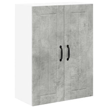 Keukenkast aan de muur Beton Grijs 60 x 31 x 80 cm Bewerkt hout