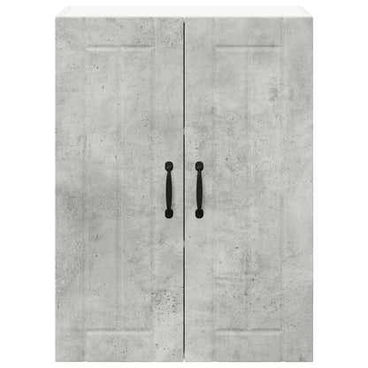 Keukenkast aan de muur Beton Grijs 60 x 31 x 80 cm Bewerkt hout