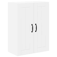 Keukenkast aan de muur met plank Hoogglans wit 60 x 31 x 80 cm