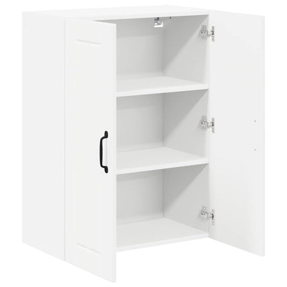 Keukenkast aan de muur met plank Hoogglans wit 60 x 31 x 80 cm