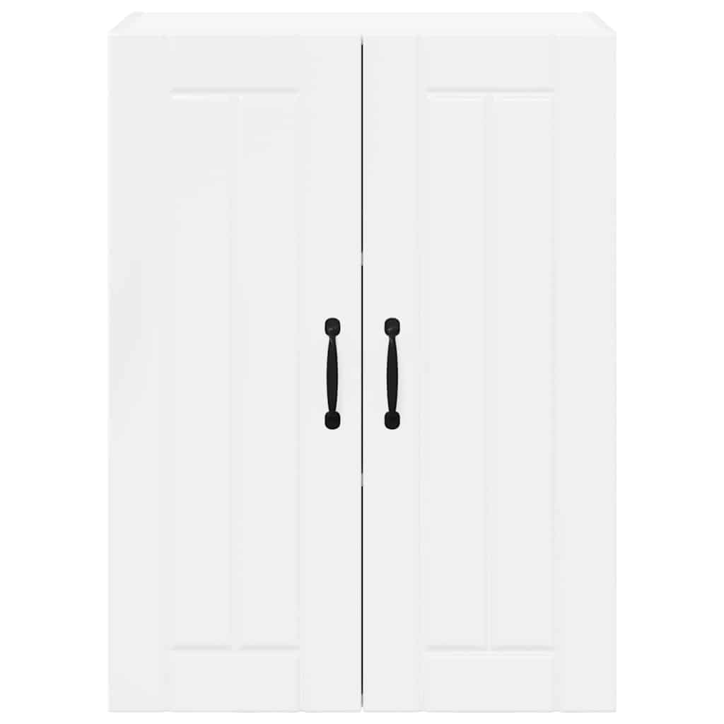 Keukenkast aan de muur met plank Hoogglans wit 60 x 31 x 80 cm
