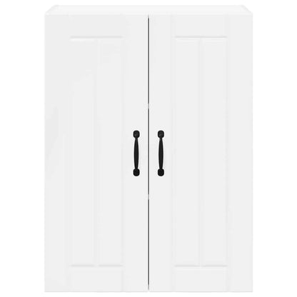 Keukenkast aan de muur met plank Hoogglans wit 60 x 31 x 80 cm