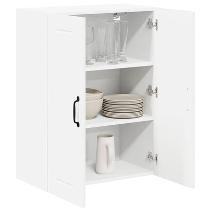 Keukenkast aan de muur met plank Hoogglans wit 60 x 31 x 80 cm