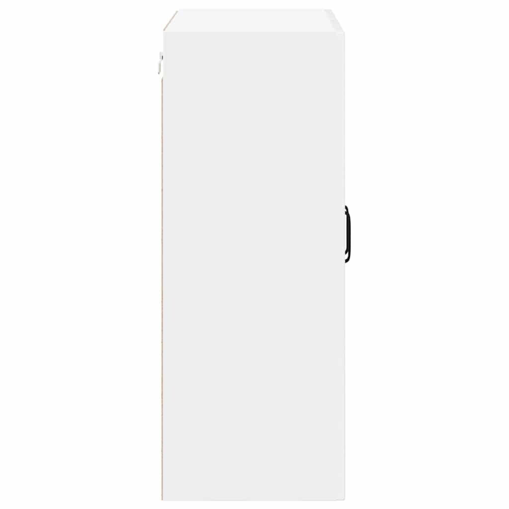 Keukenkast aan de muur met plank Hoogglans wit 60 x 31 x 80 cm