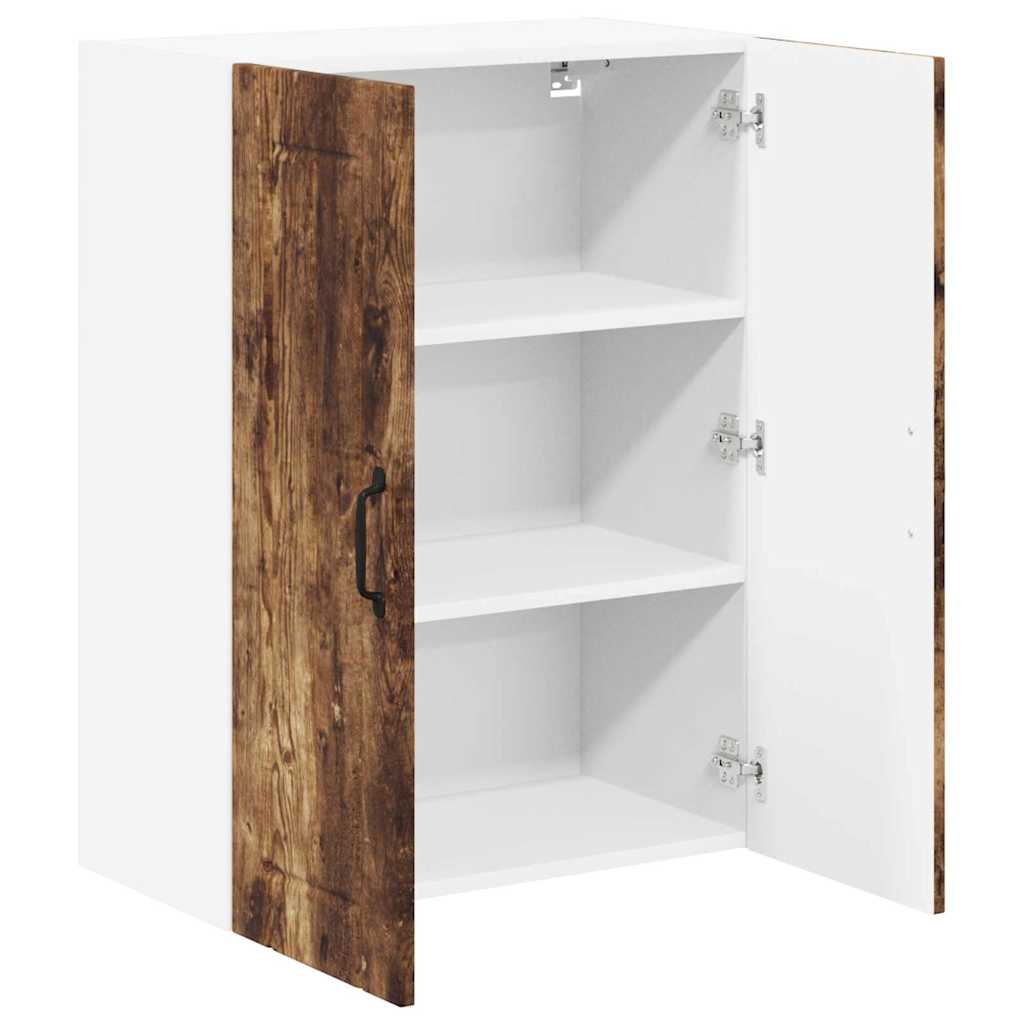 Keukenkast aan de muur met plank Gerookt eiken 60 x 31 x 80 cm