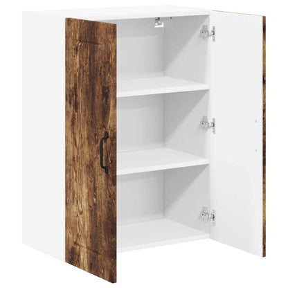 Keukenkast aan de muur met plank Gerookt eiken 60 x 31 x 80 cm