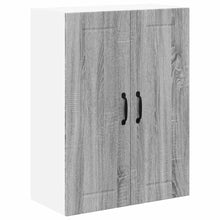 Keukenkast aan de muur met plank Grijs Sonoma 60 x 31 x 80 cm