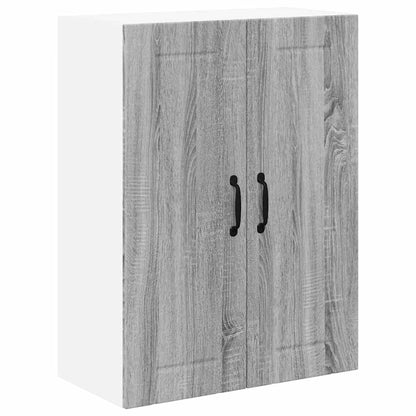 Keukenkast aan de muur met plank Grijs Sonoma 60 x 31 x 80 cm