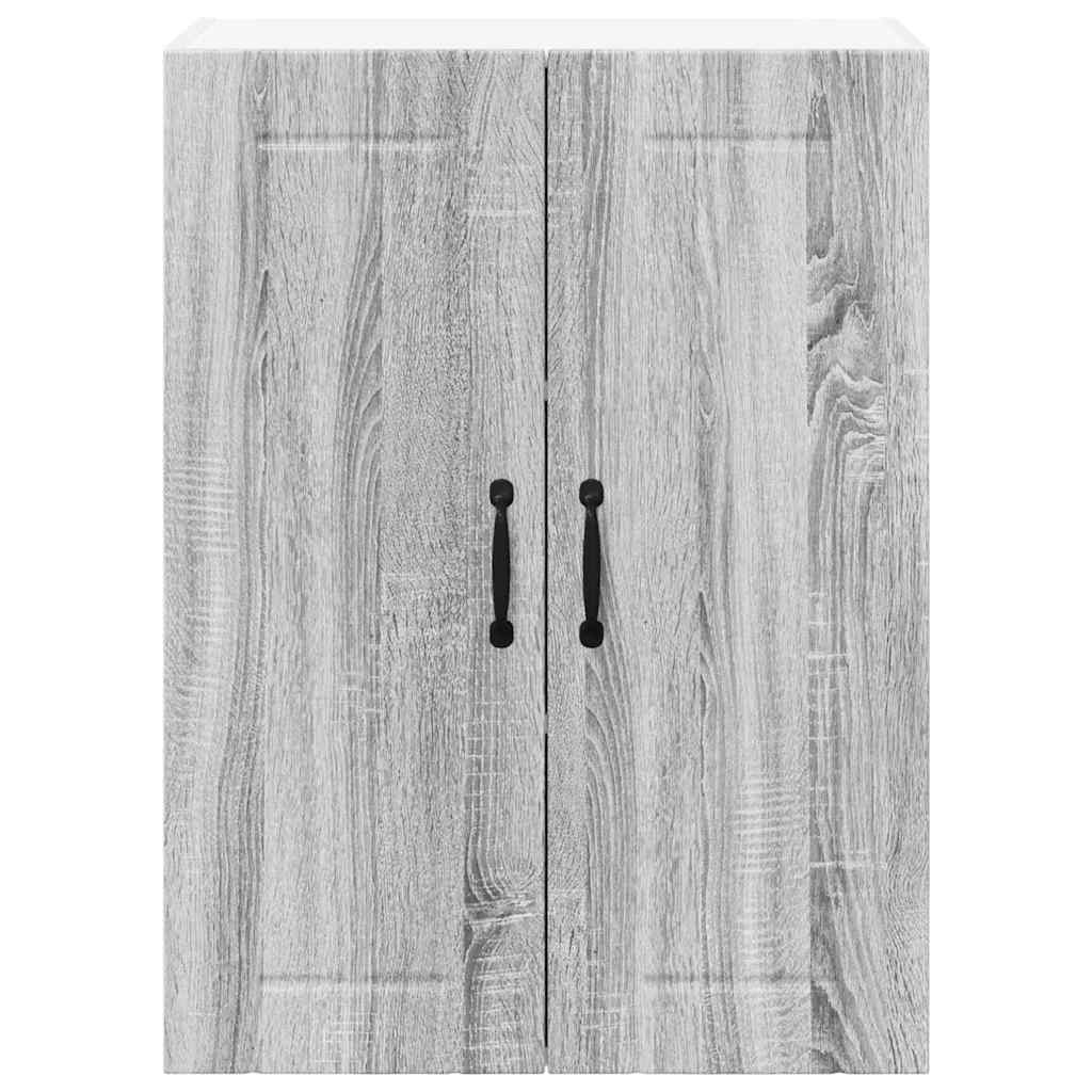 Keukenkast aan de muur met plank Grijs Sonoma 60 x 31 x 80 cm