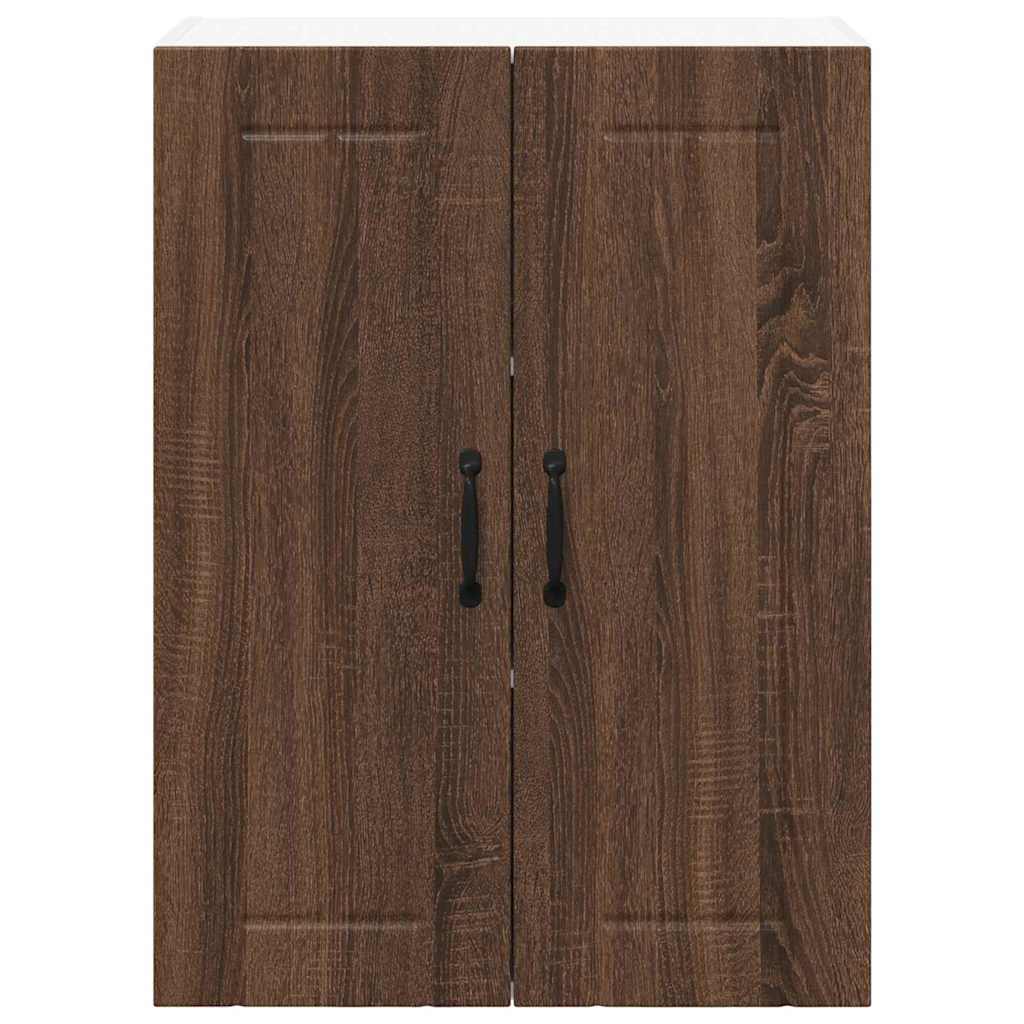 Keukenkast aan de muur Bruin Eiken 60 x 31 x 80 cm Bewerkt hout