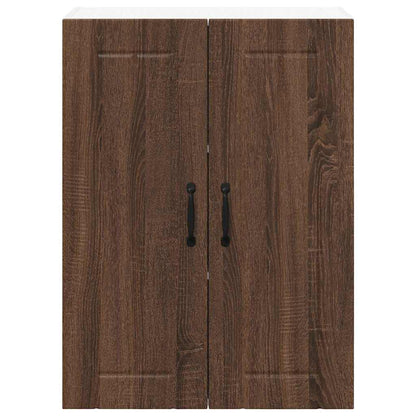 Keukenkast aan de muur Bruin Eiken 60 x 31 x 80 cm Bewerkt hout