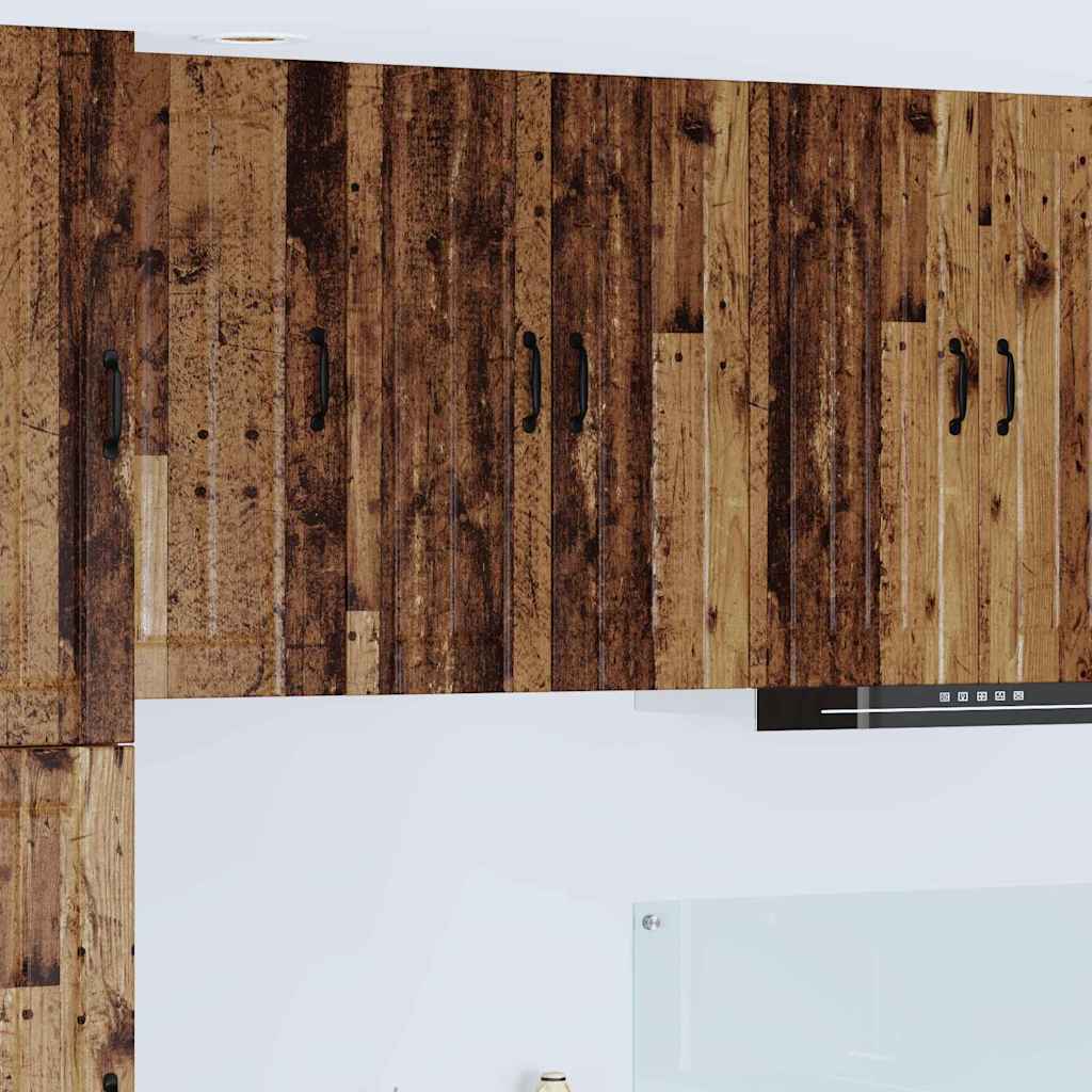 Keukenkast aan de muur Oud Hout 60 x 31 x 80 cm Bewerkt hout