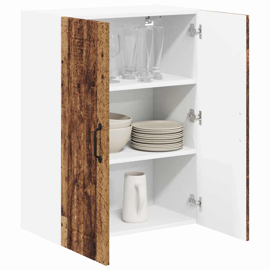 Keukenkast aan de muur Oud Hout 60 x 31 x 80 cm Bewerkt hout