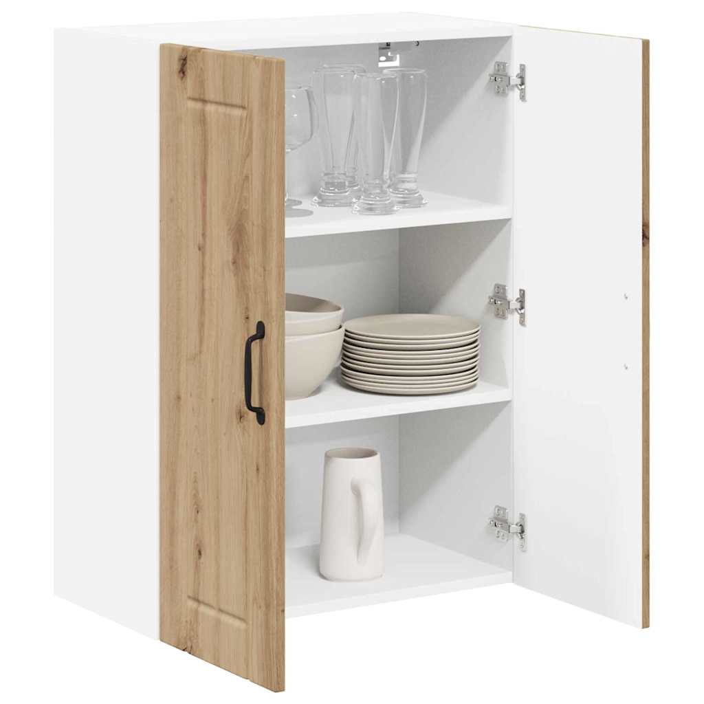 Keukenkast aan de muur met plank Artisan Eiken 60 x 31 x 80 cm