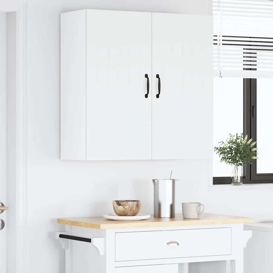 Keukenkast aan de muur Wit 80 x 31 x 80 cm Bewerkt hout