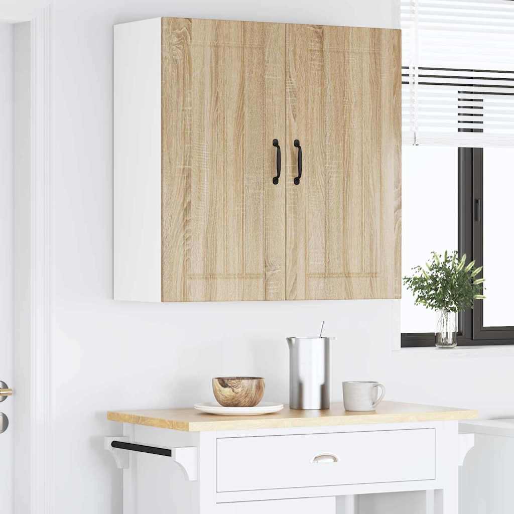 Keukenkast aan de muur met plank Sonoma Eiken 80 x 31 x 80 cm