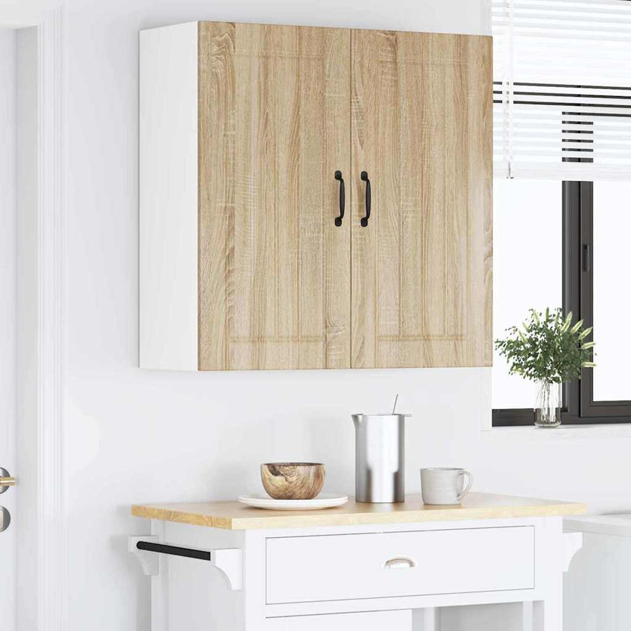Keukenkast aan de muur met plank Sonoma Eiken 80 x 31 x 80 cm