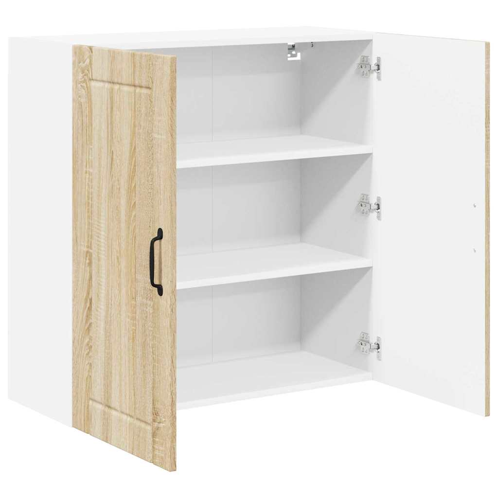 Keukenkast aan de muur met plank Sonoma Eiken 80 x 31 x 80 cm