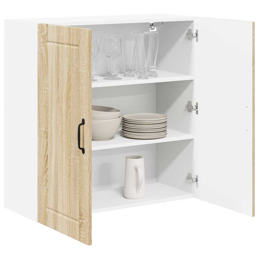 Keukenkast aan de muur met plank Sonoma Eiken 80 x 31 x 80 cm