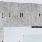 Keukenkast beton grijs 80x31x80 cm