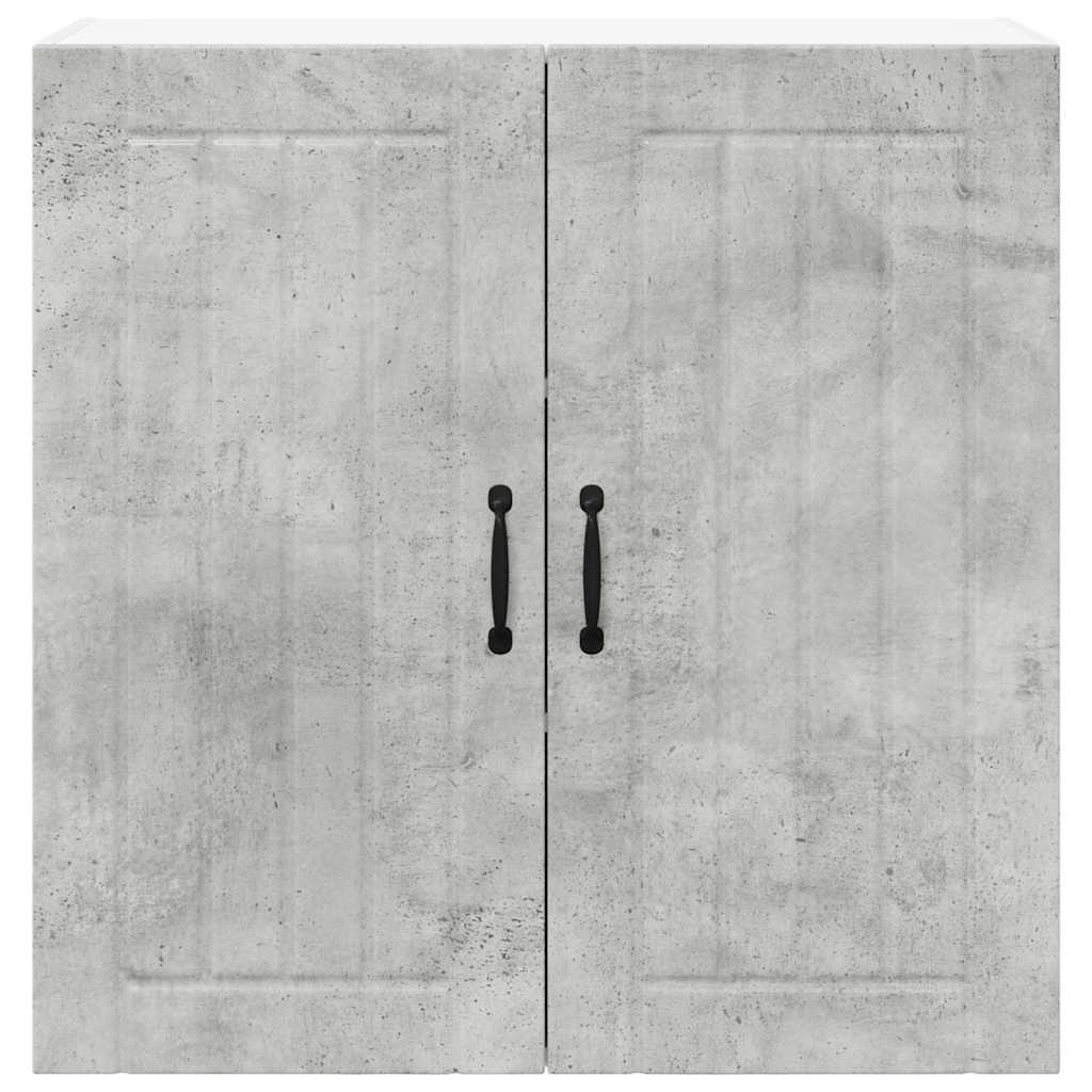 Keukenkast aan de muur Beton Grijs 80 x 31 x 80 cm Bewerkt hout