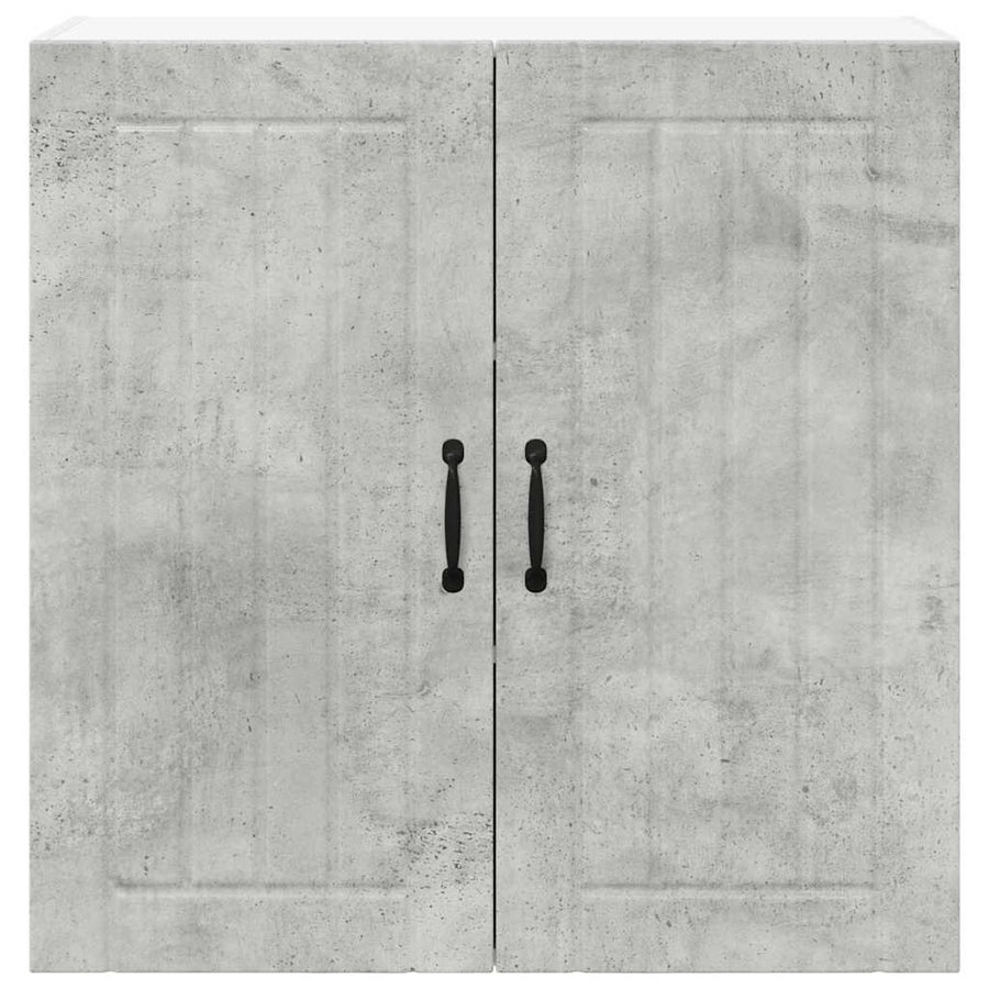 Keukenkast aan de muur Beton Grijs 80 x 31 x 80 cm Bewerkt hout