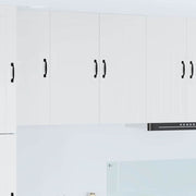 Keukenkast 80x31x80 cm hoogglans wit bewerkt hout