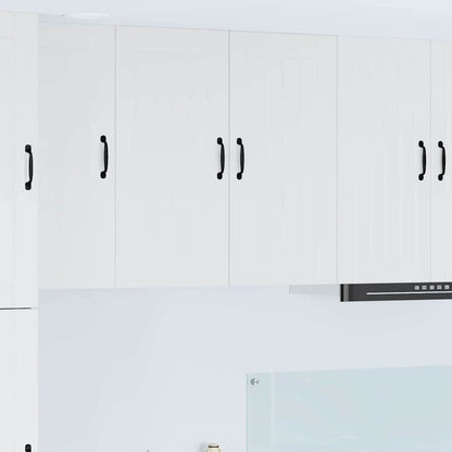 Keukenkast aan de muur met plank Hoogglans wit 80 x 31 x 80 cm