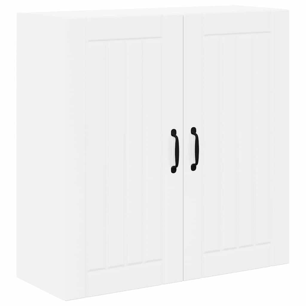 Keukenkast aan de muur met plank Hoogglans wit 80 x 31 x 80 cm