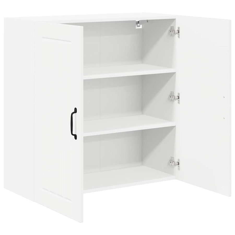 Keukenkast aan de muur met plank Hoogglans wit 80 x 31 x 80 cm