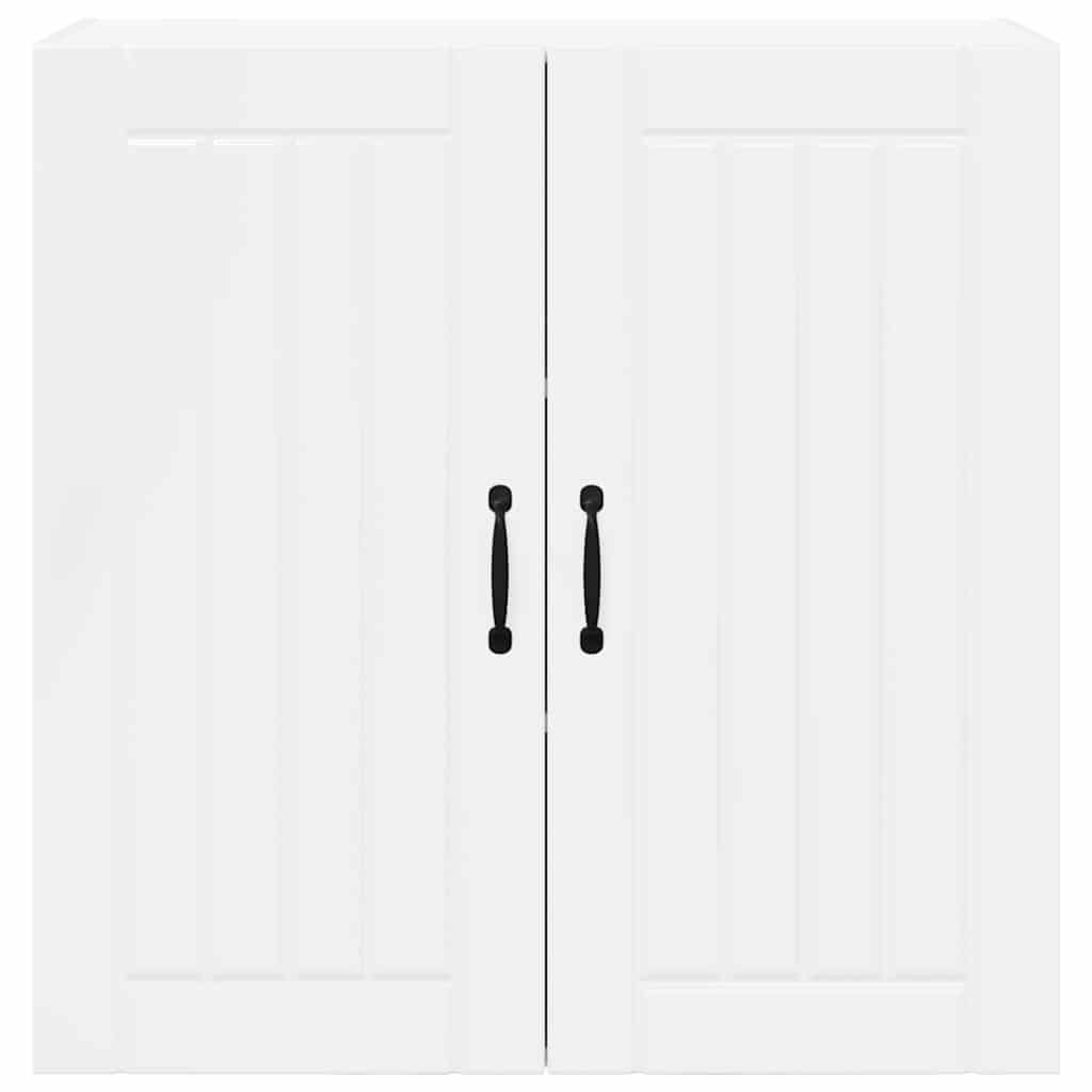 Keukenkast aan de muur met plank Hoogglans wit 80 x 31 x 80 cm