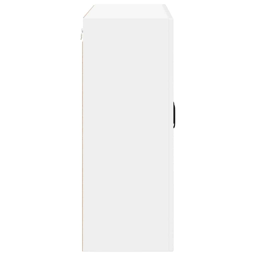 Keukenkast aan de muur met plank Hoogglans wit 80 x 31 x 80 cm