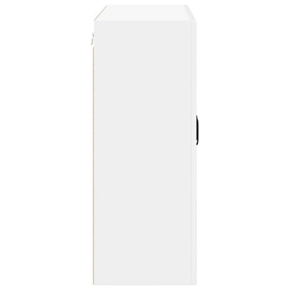 Keukenkast aan de muur met plank Hoogglans wit 80 x 31 x 80 cm