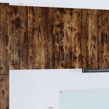 Keukenkast aan de muur met plank Gerookt eiken 80 x 31 x 80 cm