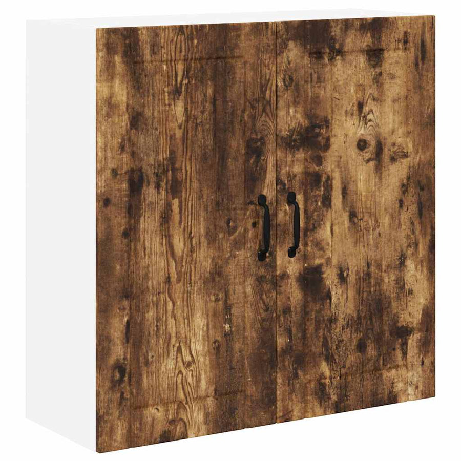 Keukenkast aan de muur met plank Gerookt eiken 80 x 31 x 80 cm