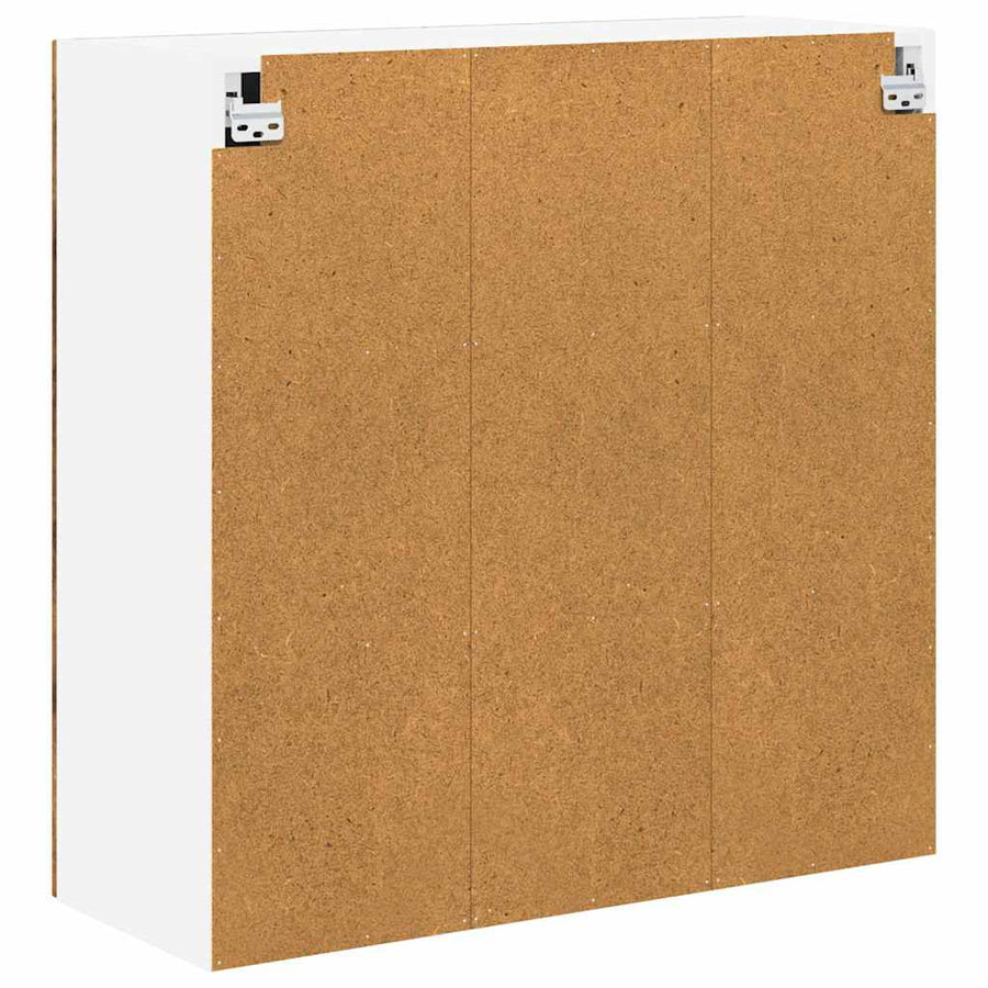 Keukenkast aan de muur met plank Gerookt eiken 80 x 31 x 80 cm
