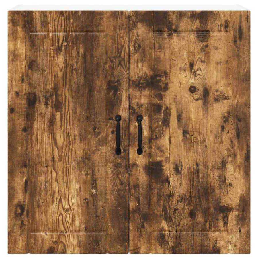 Keukenkast aan de muur met plank Gerookt eiken 80 x 31 x 80 cm