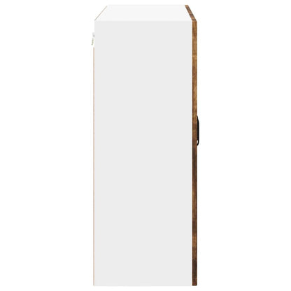 Keukenkast aan de muur met plank Gerookt eiken 80 x 31 x 80 cm