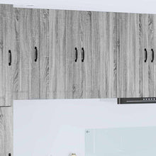 Keukenkast aan de muur met plank Grijs Sonoma 80 x 31 x 80 cm
