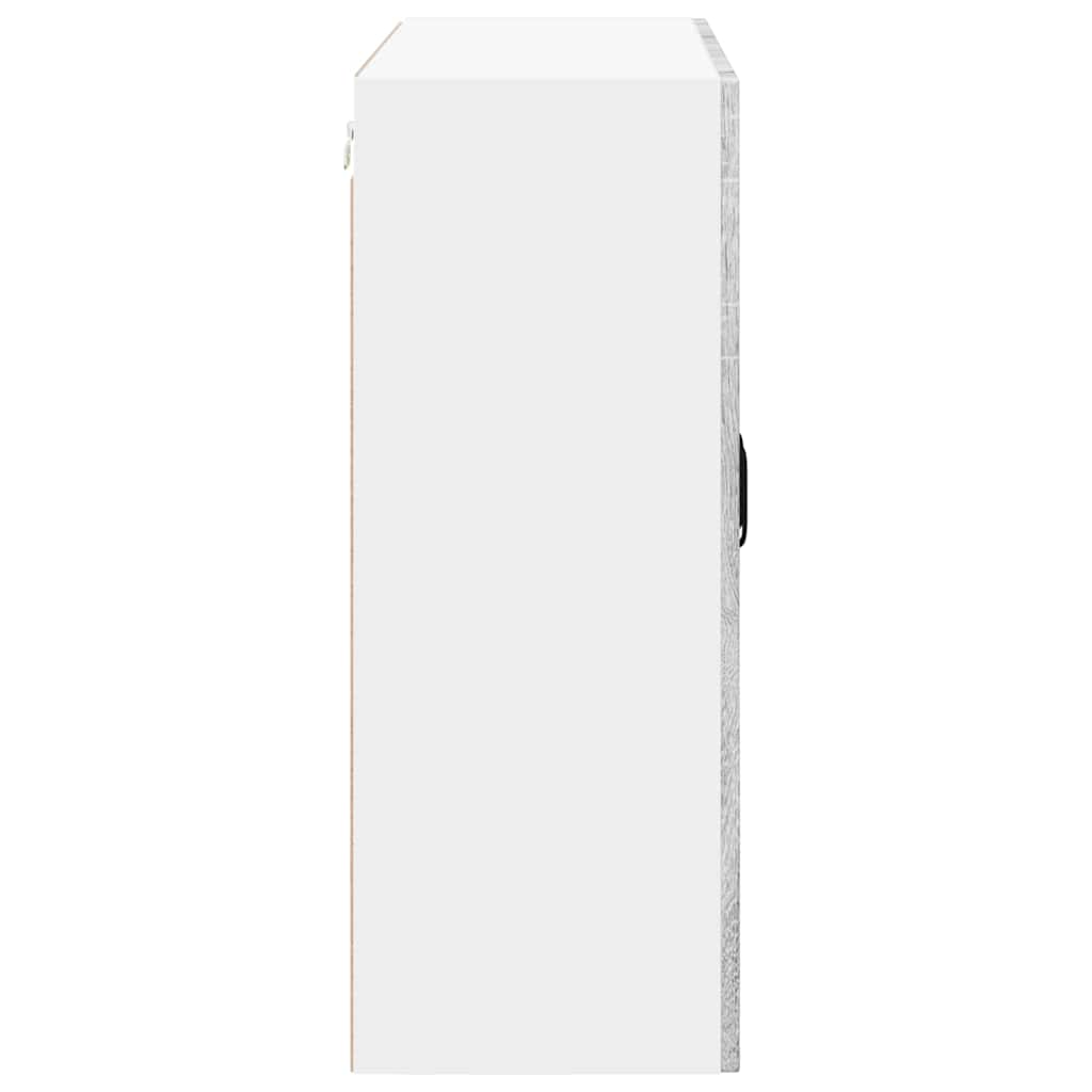 Keukenkast aan de muur met plank Grijs Sonoma 80 x 31 x 80 cm
