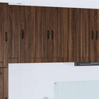 Keukenkast 80x31x80 cm bruin eiken bewerkt hout