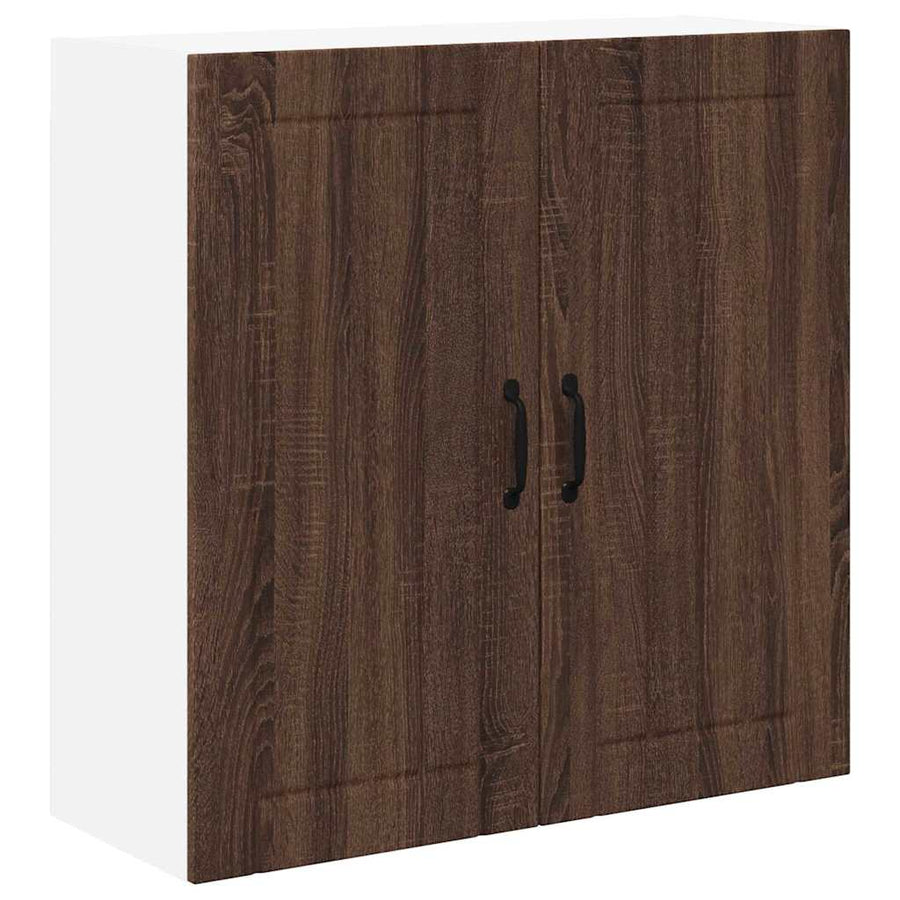 Keukenkast aan de muur Bruin Eiken 80 x 31 x 80 cm Bewerkt hout