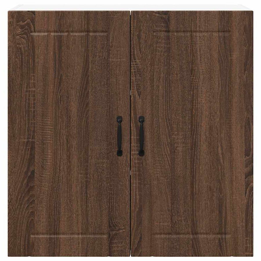 Keukenkast aan de muur Bruin Eiken 80 x 31 x 80 cm Bewerkt hout