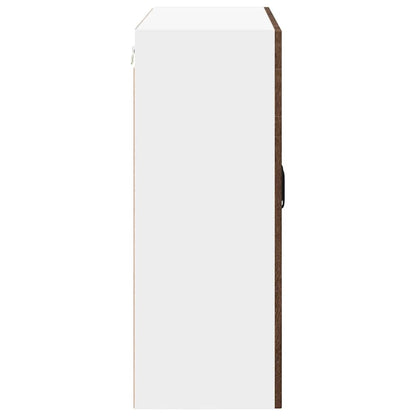 Keukenkast aan de muur Bruin Eiken 80 x 31 x 80 cm Bewerkt hout