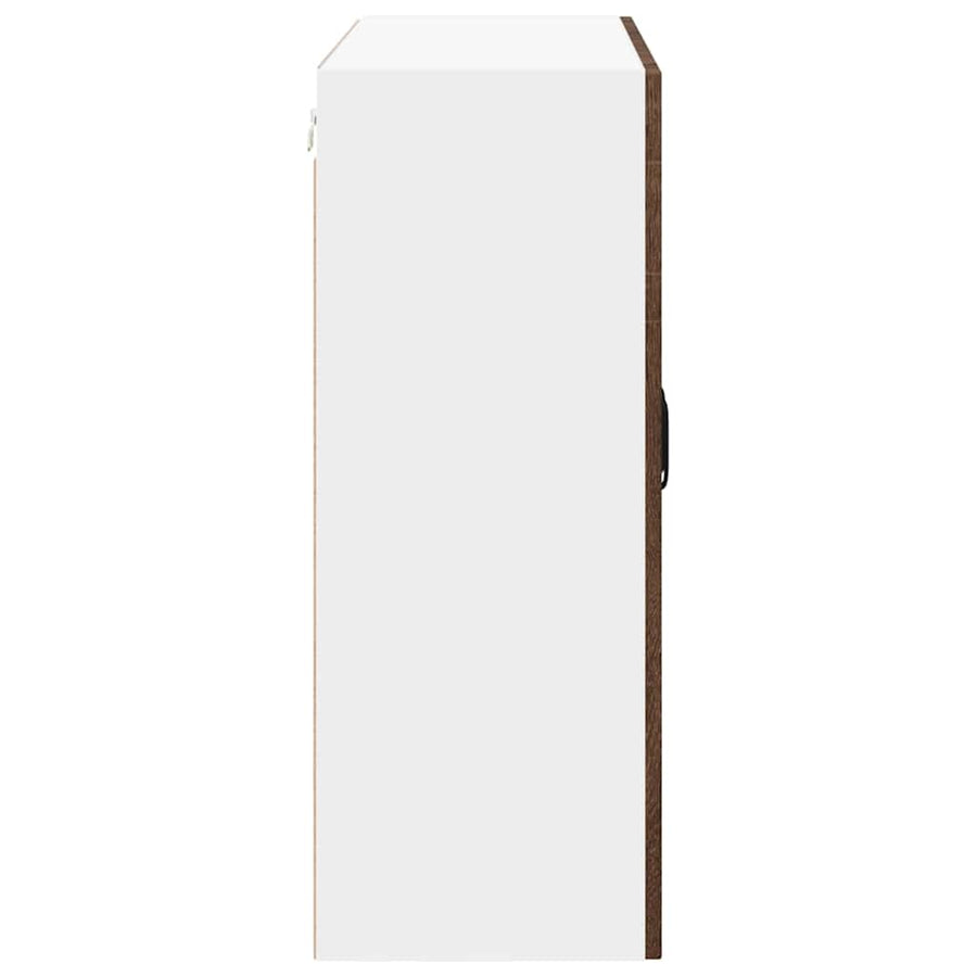 Keukenkast aan de muur Bruin Eiken 80 x 31 x 80 cm Bewerkt hout
