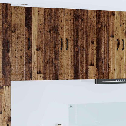 Keukenkast aan de muur Oud Hout 80 x 31 x 80 cm Bewerkt hout