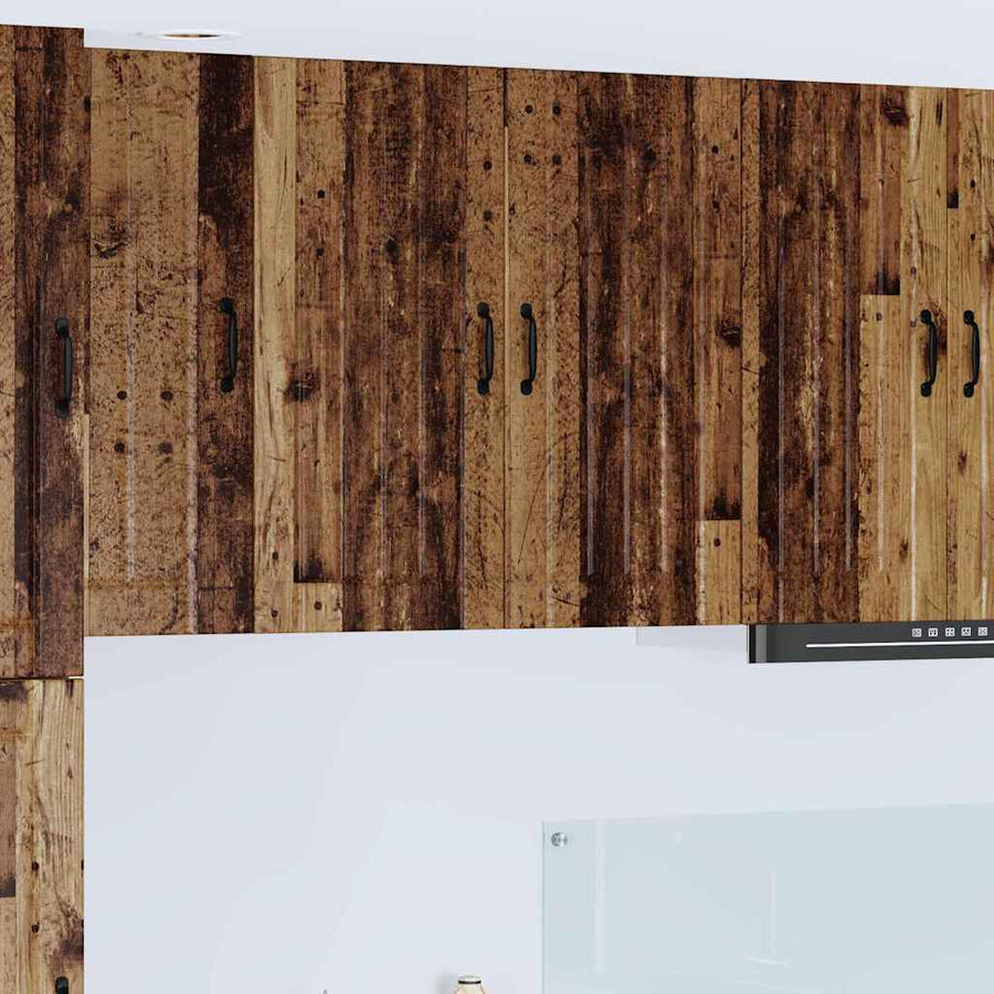 Keukenkast aan de muur Oud Hout 80 x 31 x 80 cm Bewerkt hout