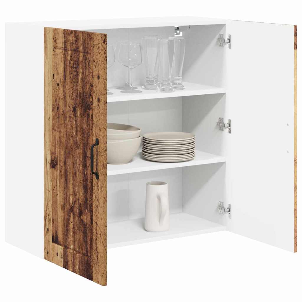 Keukenkast aan de muur Oud Hout 80 x 31 x 80 cm Bewerkt hout